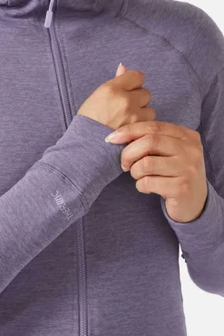 Polaire à capuche Nexus pour femme