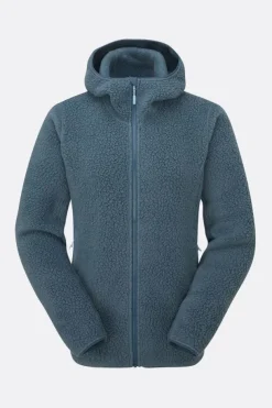Polaire à capuche Shearling pour femme
