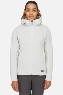 Polaire à capuche Shearling pour femme