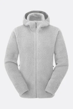 Polaire à capuche Shearling pour femme