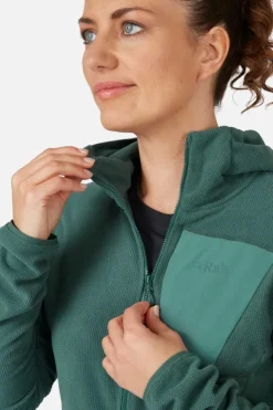 Polaire à capuche Tecton pour femme