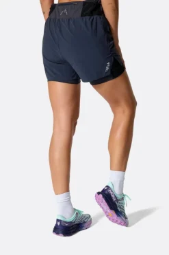 Short de course 2 en 1 Talus pour femme (5")