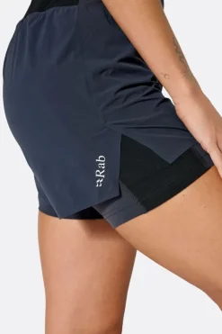 Short de course 2 en 1 Talus pour femme (5")