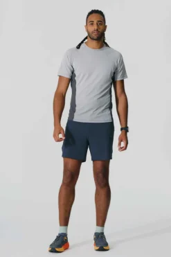 Short de course 2 en 1 Talus pour homme (7")