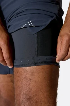 Short de course 2 en 1 Talus pour homme (7")