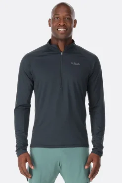 Sonic manches longues 1/2 Zip pour homme