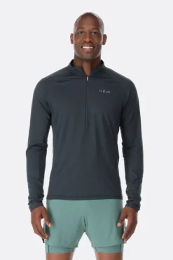 Sonic manches longues 1/2 Zip pour homme