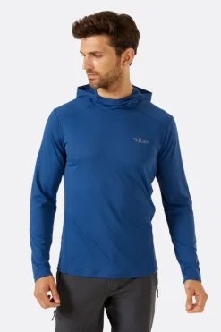 Tee-shirt manches longues à capuche Force pour homme