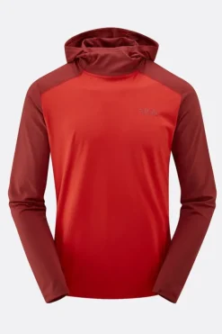 Tee-shirt manches longues à capuche Force pour homme