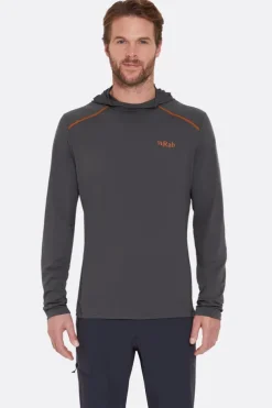 Tee-shirt manches longues à capuche Force pour homme