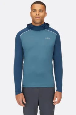 Tee-shirt manches longues à capuche Force pour homme