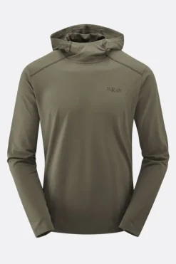 Tee-shirt manches longues à capuche Force pour homme