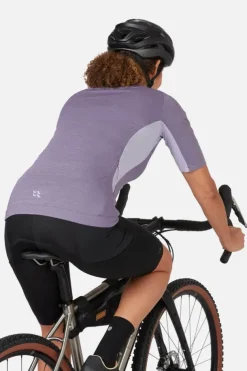 T-shirt de vélo Cindercrino ½ zip pour femme