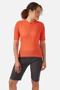 T-shirt de vélo Cindercrino ½ zip pour femme