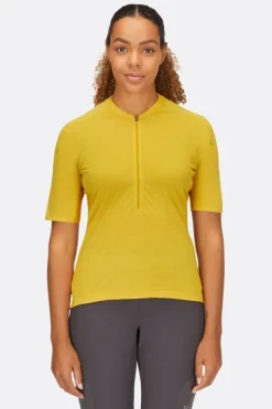 T-shirt de vélo Cindercrino ½ zip pour femme