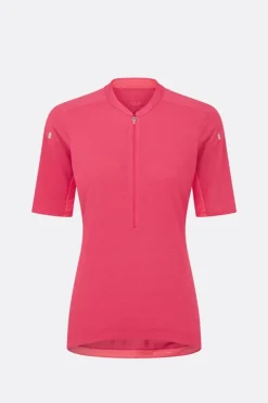 T-shirt de vélo Cindercrino ½ zip pour femme