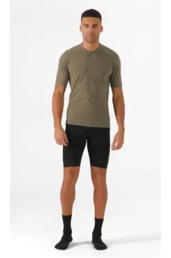 T-shirt de vélo Cindercrino ½ zip pour homme