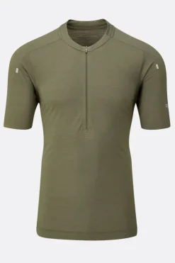 T-shirt de vélo Cindercrino ½ zip pour homme