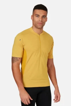 T-shirt de vélo Cindercrino ½ zip pour homme