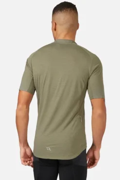 T-shirt de vélo Cindercrino ½ zip pour homme