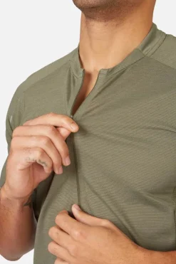 T-shirt de vélo Cindercrino ½ zip pour homme