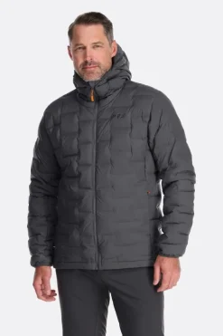 Veste à capuche en duvet extensible Cubit pour homme