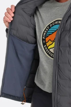 Veste à capuche en duvet extensible Cubit pour homme